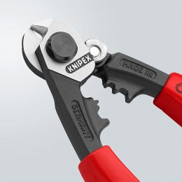 Cortacables para cable trenzado acerado forjado  KNIPEX9